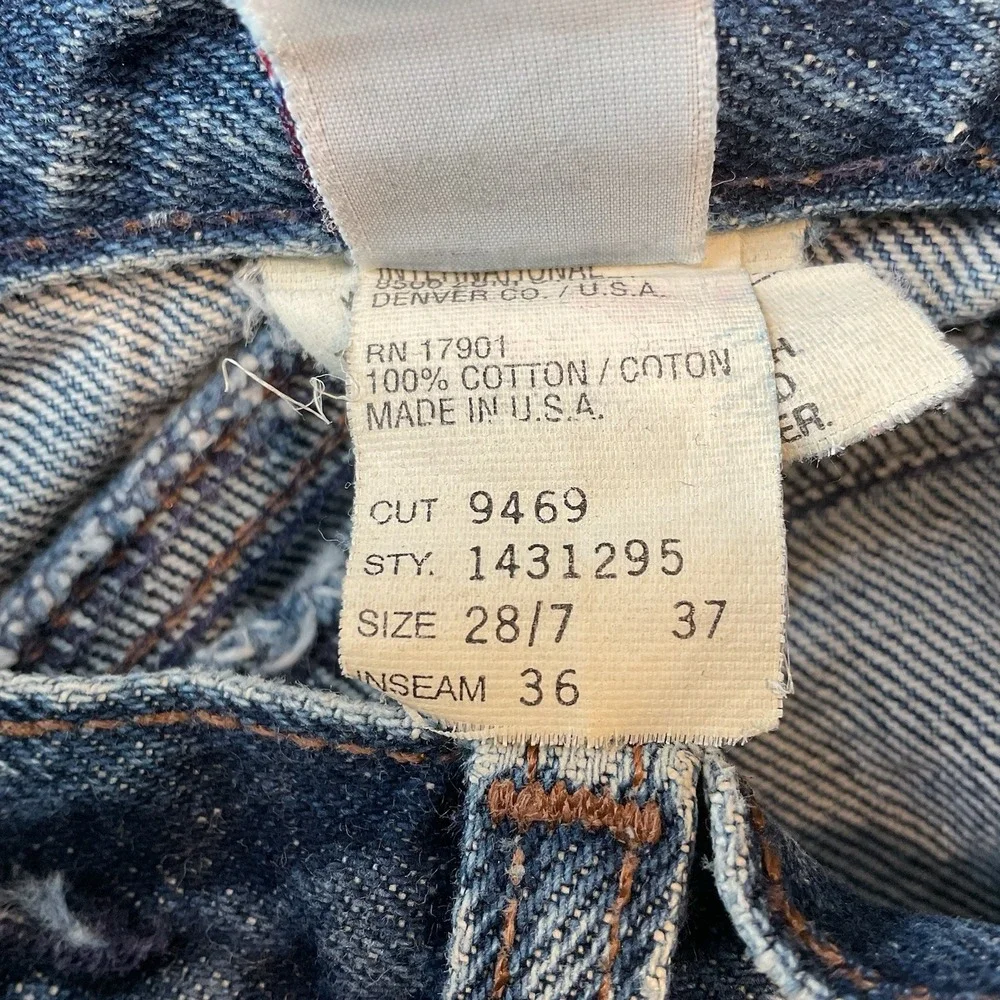 Rockies Rocky Mountain Jeans‎ Womens 7/28 Blue Denim Western Cowgirl High Rise